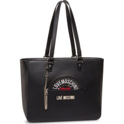 Torebka LOVE MOSCHINO - JC4103PP1ALQ100A Nero. Czarne torebki klasyczne damskie Love Moschino, bez wzorów, ze skóry ekologicznej, klasyczne, bez dodatków. Za 999,00 zł.
