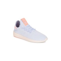 Buty adidas PW TENNIS HU W. Niebieskie trampki i tenisówki damskie Adidas, bez wzorów, bez zapięcia. Za 351,20 zł.