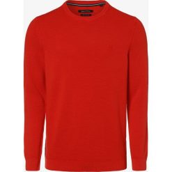 Marc O'Polo - Sweter męski, czerwony. Czerwone swetry męskie Marc O'Polo, xxl, bez wzorów, z bawełny, polo, bez kaptura. Za 399,95 zł.