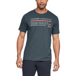Under Armour Issued Koszulka Szary. Szare podkoszulki męskie Under Armour, l, z nadrukiem, z bawełny, z krótkim rękawem. Za 119,95 zł.