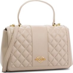 Torebka LOVE MOSCHINO - JC4007PP16LA0108 Tortora. Brązowe torebki klasyczne damskie marki Love Moschino, ze skóry ekologicznej, duże. Za 929,00 zł.