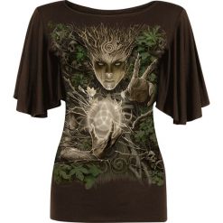 Spiral Oak Princess Koszulka damska brązowy. Pomarańczowe t-shirty damskie marki Spiral, m, z nadrukiem, z dekoltem w łódkę. Za 94,90 zł.
