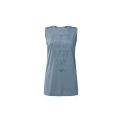 Topy na ramiączkach / T-shirty bez rękawów Reebok Sport Koszulka na ramiączkach Training Supply Graphic Muscle. Niebieskie topy damskie Reebok Sport, s, bez wzorów, bez kołnierzyka. Za 149,00 zł.