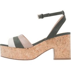 Sandały damskie: mtng Sandały na obcasie soft kaky/beige/taupe