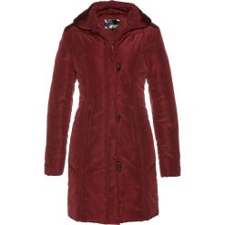 Płaszcz pikowany bonprix czerwony kasztanowy. Czerwone płaszcze damskie bonprix. Za 189,99 zł.