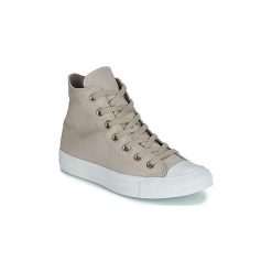 Buty Converse CHUCK TAYLOR ALL STAR HEARTS CANVAS HI. Szare trampki i tenisówki damskie marki Converse, bez wzorów, bez zapięcia. Za 329,00 zł.
