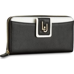Portfele damskie: Duży Portfel Damski LIU JO – L Zip Around Phoenix N18200 E0040 Nero 22222