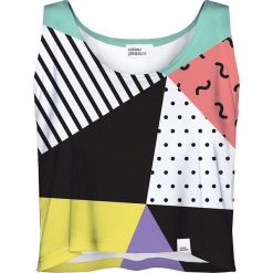 Colour Pleasure Koszulka damska CP-035 24 biało-czarna r. XS-S. Czarne t-shirty damskie marki Colour pleasure, s. Za 64,14 zł.