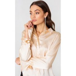 Koszule body: Rut&Circle Plisowana koszula Maci - Gold