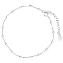 Bransoletka Srebrna - srebro 925. Szare bransoletki damskie W.KRUK, z materiału, srebrne. Za 79,00 zł.