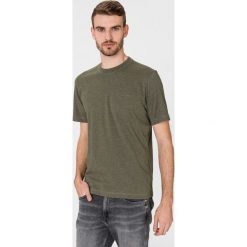 Calvin Klein Koszulka Zielony. Zielone podkoszulki męskie Calvin Klein, l, bez wzorów, z bawełny, z krótkim rękawem. Za 152,95 zł.