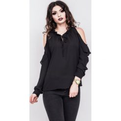 ROMEE ZJAWISKOWA BLUZKA BLACK S. Czarne bluzki damskie LIGARI, s, bez wzorów, z bawełny, bez kołnierzyka, bez rękawów. Za 59,99 zł.