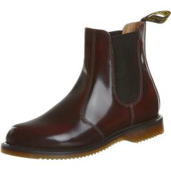 Botki damskie lity: Dr. Martens FLORA CHELSEA BOOT ARCADIA Botki rot