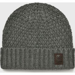 Only & Sons - Czapka. Szare czapki męskie marki Only & Sons, na zimę, bez wzorów, z dzianiny. W wyprzedaży za 24,90 zł.