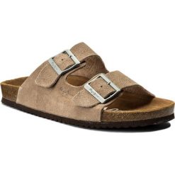 Klapki męskie: Klapki PEPE JEANS – Bio Suede PMS90053 Sand 847