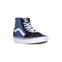 Buty Vans SK8 COMFYCUSH. Niebieskie trampki męskie marki Vans, bez wzorów, bez zapięcia. Za 411,76 zł.