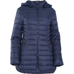Granatowa Kurtka Initiative. Brązowe kurtki damskie pikowane marki QUECHUA, na zimę, m, z materiału. Za 94,99 zł.