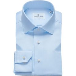 Emanuel Berg - Koszula. Niebieskie koszule męskie Emanuel Berg, bez wzorów, z bawełny, eleganckie, z klasycznym kołnierzykiem, z długim rękawem. W wyprzedaży za 479,90 zł.