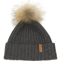 CZAPKA. Szare czapki damskie Gino Rossi, na jesień, z dzianiny. Za 219,90 zł.