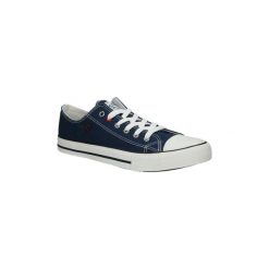 Buty Big Star Trampki sznurowane T17410. Szare trampki męskie marki BIG STAR, bez wzorów, retro, na sznurówki. Za 78,99 zł.