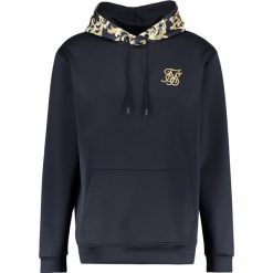 Bluzy męskie: SIKSILK POLY TRICOT OVERHEAD HOODIE Bluza z kapturem black/gold venetian