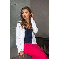 Damski Dzianinowy Kardigan Biel. Swetry damskie Veva, s, bez wzorów, z wiskozy. Za 199,00 zł.