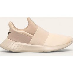 Reebok - Buty Lite Slip On. Brązowe buty sportowe damskie Reebok, bez wzorów, z materiału, sportowe. Za 169,90 zł.