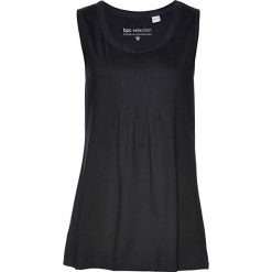 Długi top bonprix czarny. Czarne topy damskie bonprix. Za 34,99 zł.