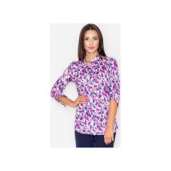 Koszula M504 Wzór 22. Różowe koszule damskie FIGL, xl, bez wzorów, ze stójką, bez rękawów. Za 119,00 zł.