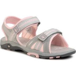 Sandały KANGAROOS - K-Lane 18491 000 2063 D Vapor Grey/Frost Pink. Szare sandały dziewczęce KangaROOS, ze skóry ekologicznej, bez zapięcia. W wyprzedaży za 139,00 zł.