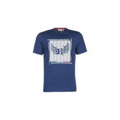 T-shirty z krótkim rękawem Kaporal PASTO. Niebieskie t-shirty męskie marki Kaporal, s, bez wzorów, bez kołnierzyka, krótkie. Za 129,00 zł.