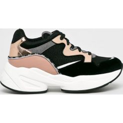 Liu Jo - Buty. Czarne buty sportowe damskie Liu Jo, bez wzorów, ze skóry, sportowe. W wyprzedaży za 479,90 zł.