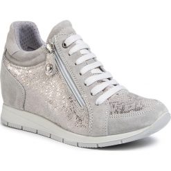 Sneakersy IMAC - 507450 Silver/Grey 74356/018. Szare półbuty damskie Imac, bez wzorów, ze skóry, bez obcasa, bez zapięcia. W wyprzedaży za 239,00 zł.