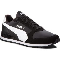 Sneakersy PUMA - St Runner V2 Nl 365278 01 Puma Black/Puma White. Czarne sneakersy męskie Puma, na co dzień, bez wzorów, ze skóry ekologicznej, eleganckie, bez zapięcia. W wyprzedaży za 179,00 zł.
