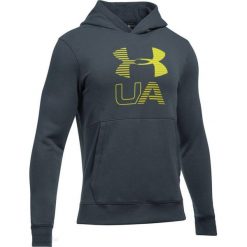 UA Threadborne Graphic Hoodie 1299143-008. Szare bluzy męskie Under Armour, xs, bez wzorów, z bawełny, bez kołnierzyka, bez rękawów, bez kaptura. W wyprzedaży za 199,99 zł.