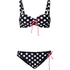 Bez Kategorii: Bikini na fiszbinach (2 części) bonprix czarno-biały w kropki