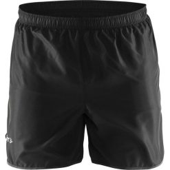 Szorty CRAFT Run Mind. Czarne spodenki sportowe męskie Astratex, m, ze skóry. Za 122,99 zł.