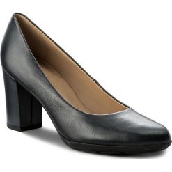 Półbuty GEOX - D Annya A D725FA 00085 C4002 Navy. Czarne półbuty damskie skórzane marki Kazar, na wysokim obcasie. W wyprzedaży za 239,00 zł.