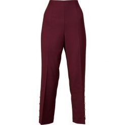 Club Monaco LINZEE Spodnie materiałowe wild berry. Fioletowe spodnie damskie marki Club Monaco, bez wzorów, z elastanu. W wyprzedaży za 351,60 zł.