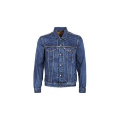 Kurtki jeansowe Levis THE TRUCKER JACKET. Niebieskie kurtki męskie Levi's®, s, bez wzorów, z jeansu, bez kaptura. Za 479,00 zł.