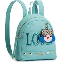 Plecak LOVE MOSCHINO - JC4254PP07KH0700 Azzurro. Niebieskie plecaki damskie marki Love Moschino, bez wzorów, ze skóry ekologicznej, eleganckie. Za 929,00 zł.