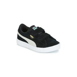 Buty Dziecko Puma SUEDE 2 STRAPS PS. Czarne trampki dziewczęce Puma, bez wzorów, bez zapięcia. Za 259,00 zł.