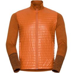 Odlo Bluza tech. Odlo Hoody midlayer full zip ENGAGE - 528272 - 528272/30446/L. Pomarańczowe bluzy sportowe damskie marki Odlo, l. Za 356,19 zł.