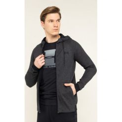 Bluza Under Armour Ua Unstoppable Double Knit Full Zip 1320722. Czarne bluzy męskie Under Armour, m, bez wzorów, z bawełny, bez kołnierzyka, bez rękawów, bez kaptura. W wyprzedaży za 169,00 zł.