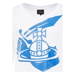 Vivienne Westwood Anglomania BAGGY Tshirt z nadrukiem white. Białe t-shirty damskie marki Vivienne Westwood Anglomania, l, z nadrukiem, z bawełny. Za 629,00 zł.