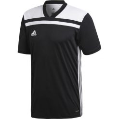 Koszulka ADIDAS REGISTA 18 czarna CE8967. Czarne koszulki męskie Adidas, m, bez wzorów, z materiału, sportowe, bez kołnierzyka, bez rękawów. Za 99,00 zł.