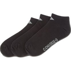 Zestaw 3 par niskich skarpet unisex CONVERSE - E747B-3020 Czarny. Czarne skarpetki damskie Converse, bez wzorów, z elastanu. Za 39,00 zł.