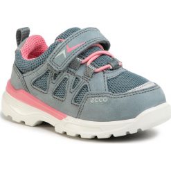 Sneakersy ECCO - Urban Hiker 760063202287 Trooper. Niebieskie trampki chłopięce ecco, bez wzorów, ze skóry, na rzepy. W wyprzedaży za 279,00 zł.