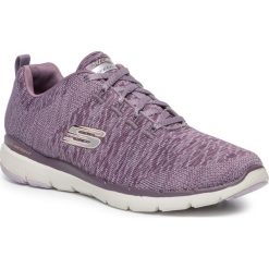 Buty SKECHERS - Flex Appeal 3.0 13062/PLUM Plum. Fioletowe buty sportowe damskie Skechers, bez wzorów, z tworzywa sztucznego, sportowe, na fitness i siłownię. W wyprzedaży za 239,00 zł.