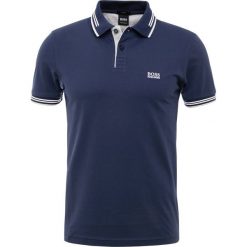BOSS ATHLEISURE PAUL SLIM FIT Koszulka polo navy. Niebieskie koszulki męskie marki BOSS Athleisure, xxl, bez wzorów, z elastanu, polo, bez rękawów. Za 379,00 zł.